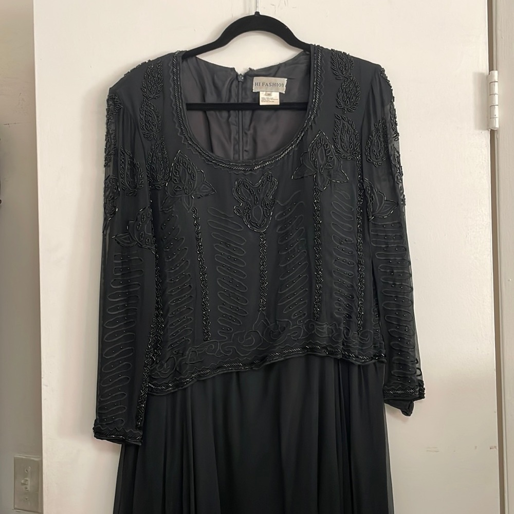 Black gown